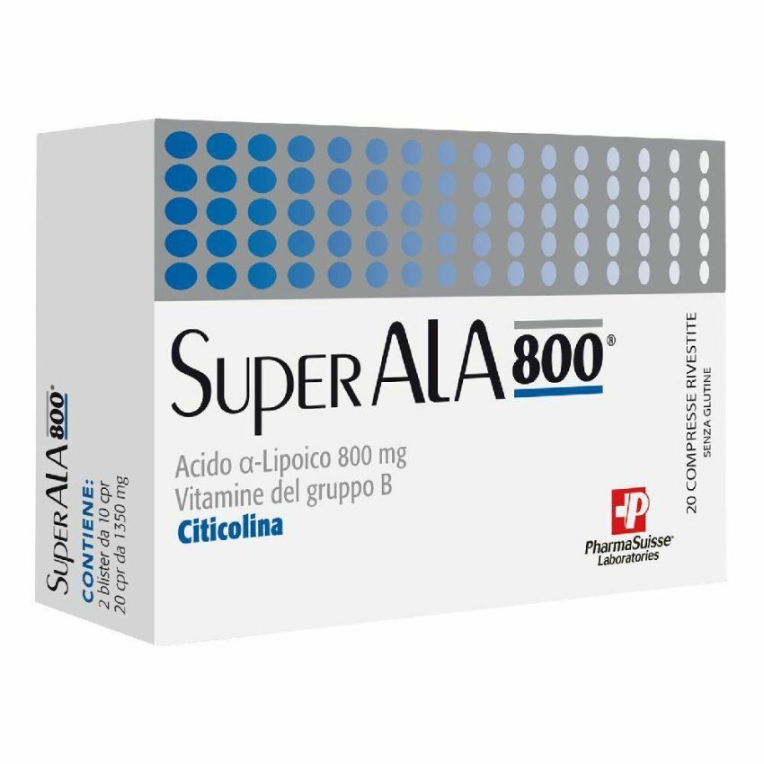 SuperALA 800 - Integratore Alimentare, Confezione da 20 Compresse