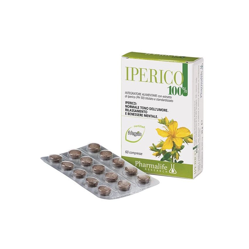 Compresse di Iperico 100% Naturale, Pacco da 60