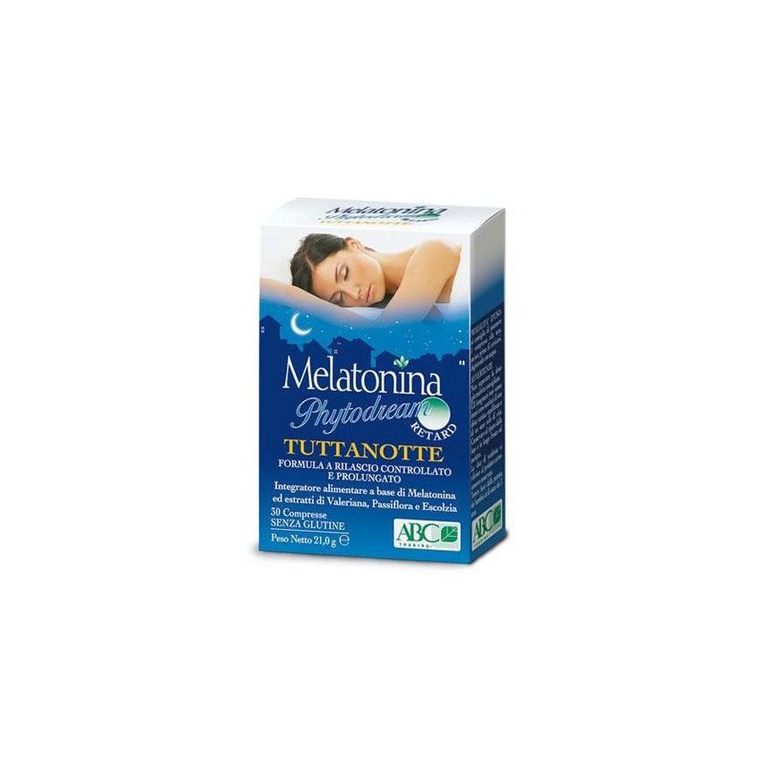 Melatonina Phytodream Tuttanotte Retard - 30 Compresse