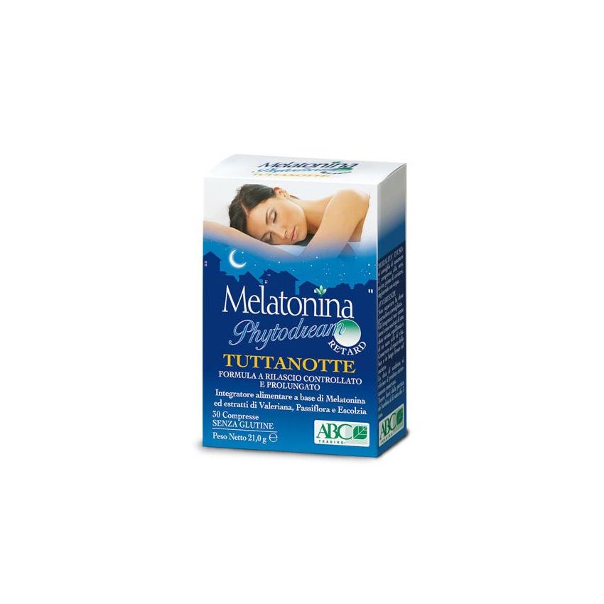Melatonina Phytodream Tuttanotte Retard - 30 Compresse