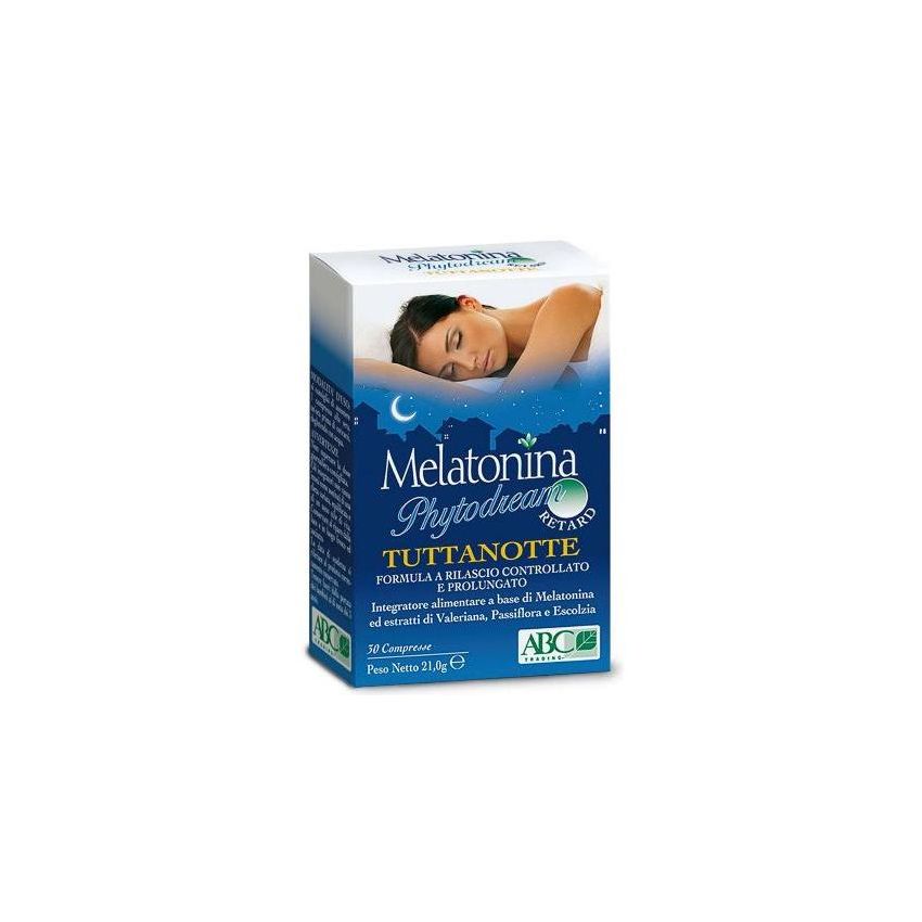 Melatonina Phytodream Tuttanotte Retard - 30 Compresse