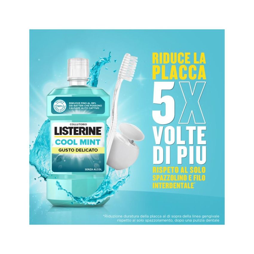 Collutorio Listerine Cool Mint 500ml - Gusto Delicato