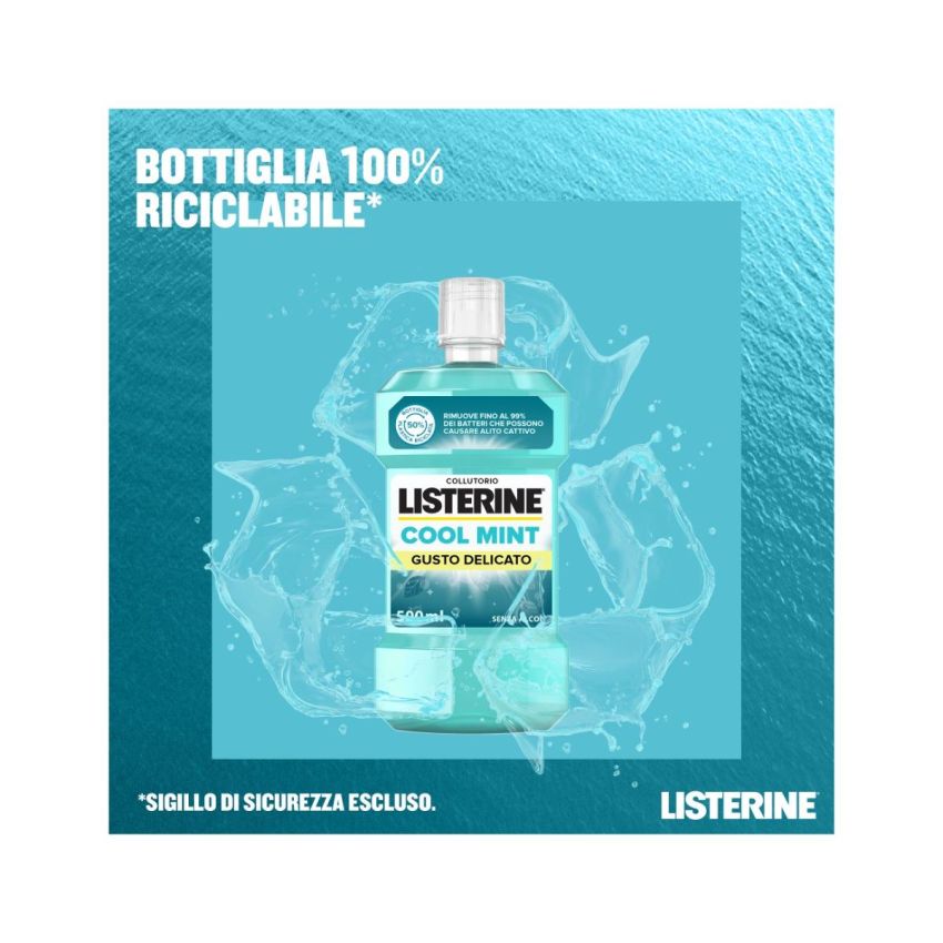 Collutorio Listerine Cool Mint 500ml - Gusto Delicato
