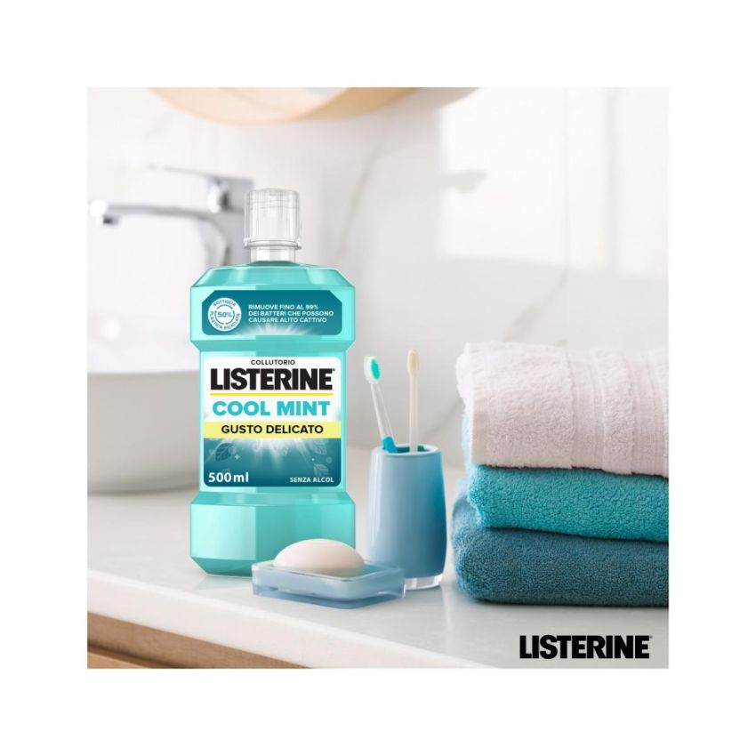 Collutorio Listerine Cool Mint 500ml - Gusto Delicato