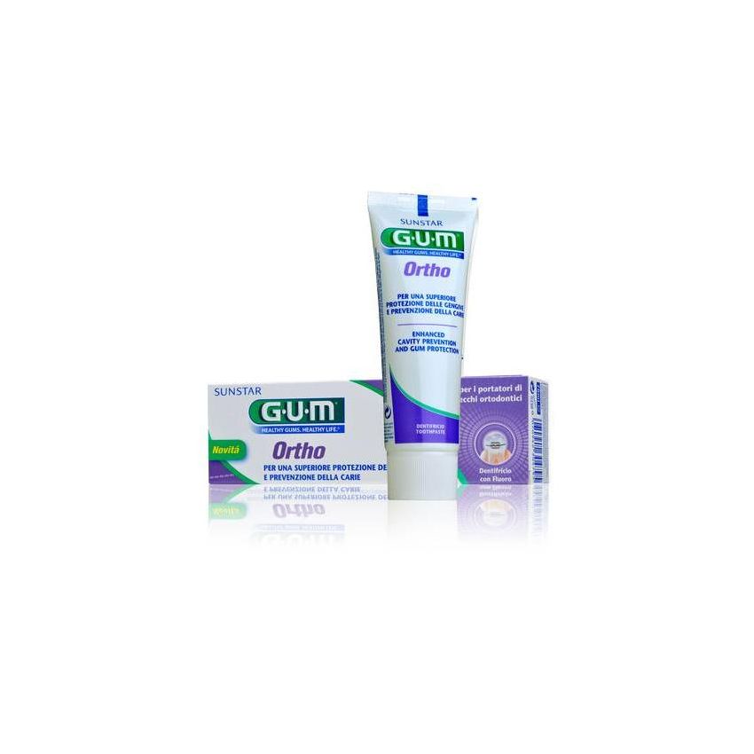 Dentifricio Gel Gum Ortho 75ml per Cura Ortodontica