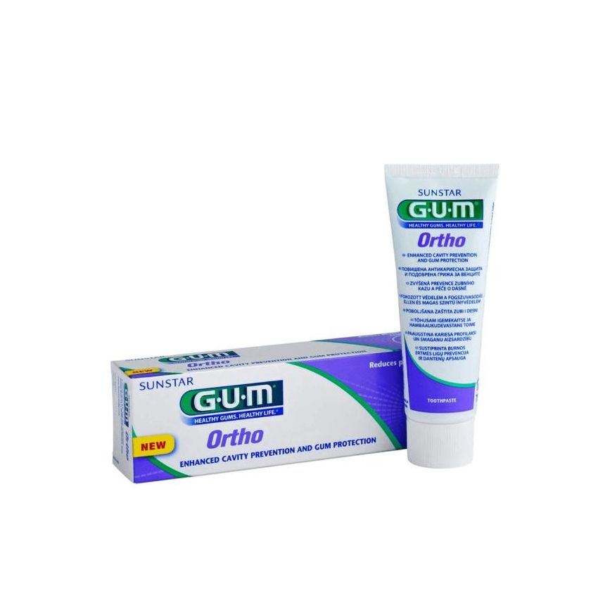 Dentifricio Gel Gum Ortho 75ml per Cura Ortodontica