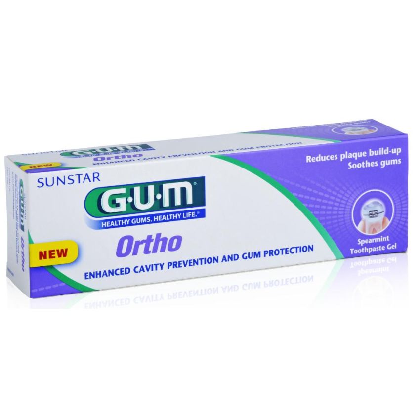 Dentifricio Gel Gum Ortho 75ml per Cura Ortodontica