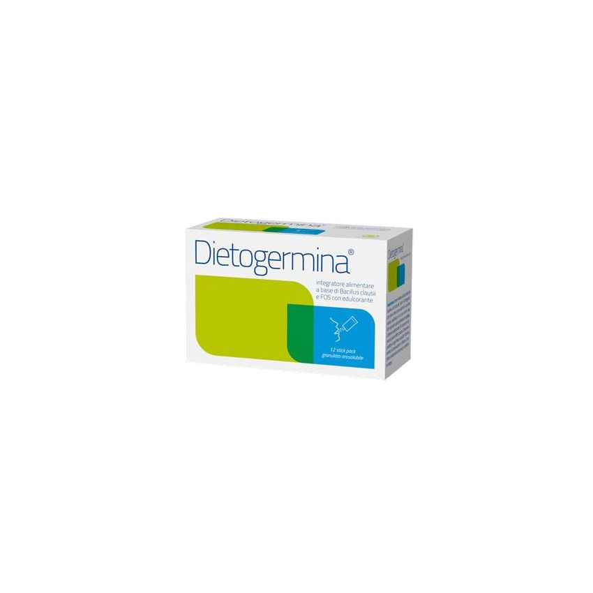 Dietogermina 12-Pack Stick Bustine per la Salute Digestiva