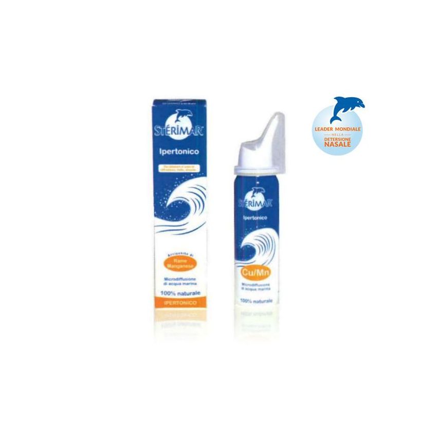 Sterimar Iperotonico con Rame e Manganese - Spray Nasale 50 ml