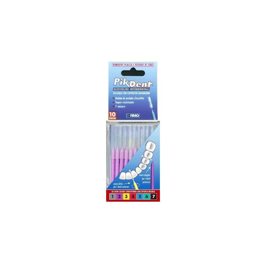 Pikdent Viola - Set di 10 Scovolini Interdentali N°2