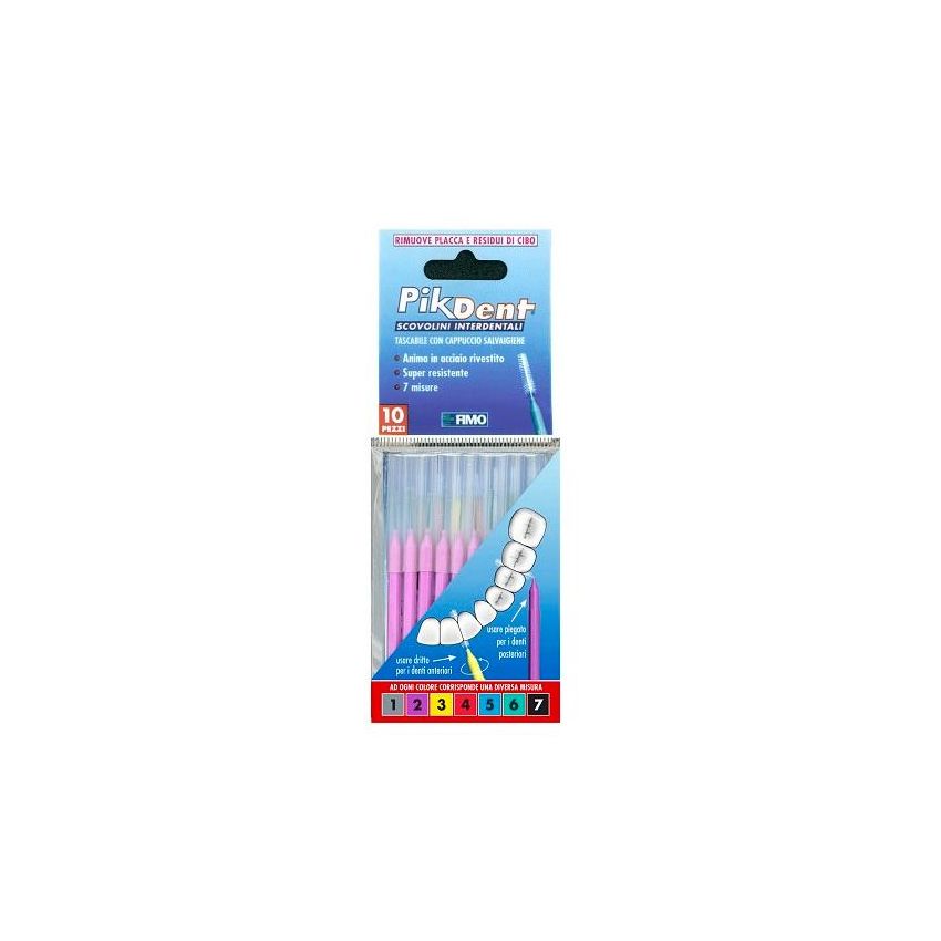 Pikdent Viola - Set di 10 Scovolini Interdentali N°2