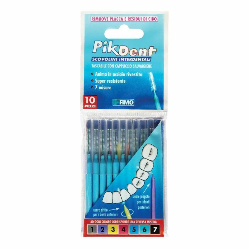 Pikdent Azzurro - Set di 10 Scovolini Interdentali N° 5