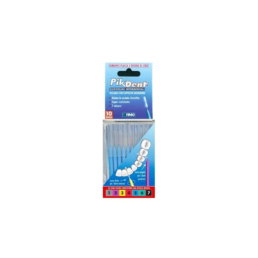 Pikdent Azzurro - Set di 10 Scovolini Interdentali N° 5