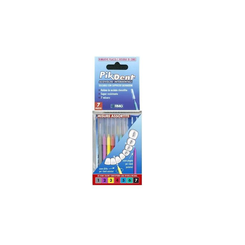 Pikdent Set di 7 Scovolini Interdentali Assortiti
