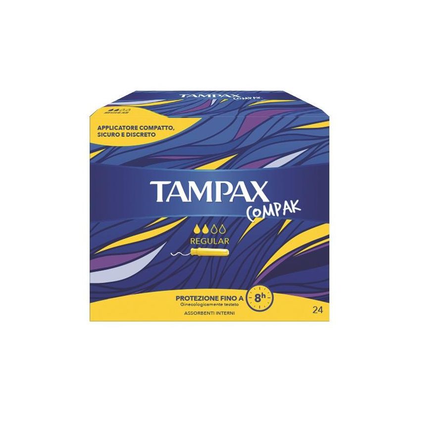 Tampax Compak Regular - Confezione da 24 Tamponi