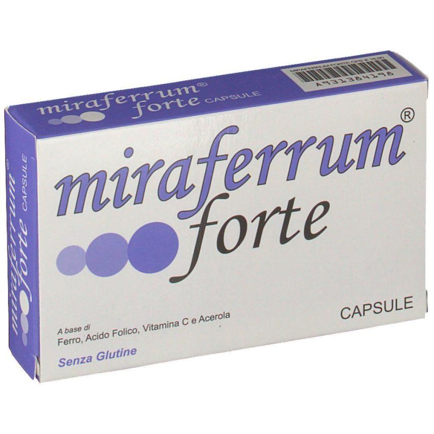 Miraferrum Forte Supplemento Ferroso - 30 Capsule