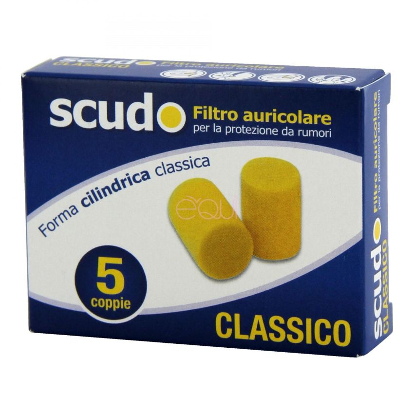 Scudo Classic - Tappi per Orecchie, Confezione da 5 Coppie