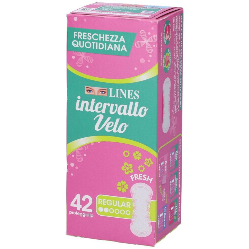 Lines Velo con profumo di Fiori e Agrumi, Pacco da 42 Pezzi
