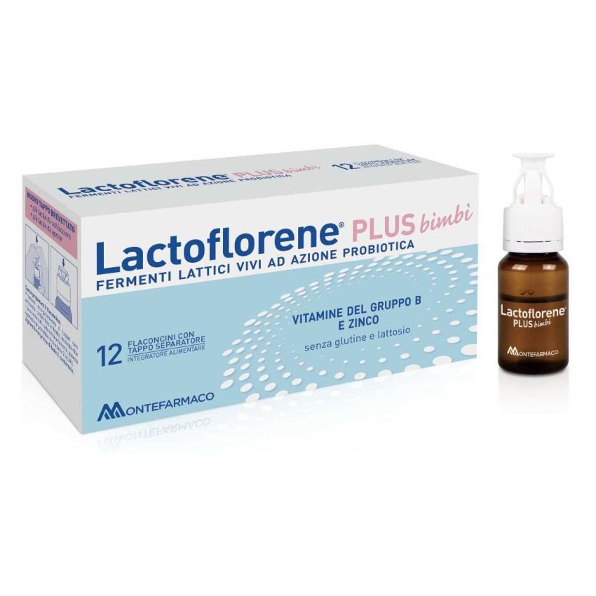 Lactoflorene Plus per Bambini - Set di 12 Flaconcini