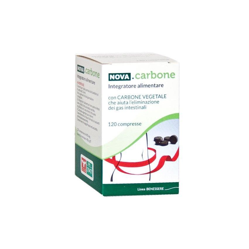 Nova Carbone Vegetale di Alta Qualità - 120 Compresse