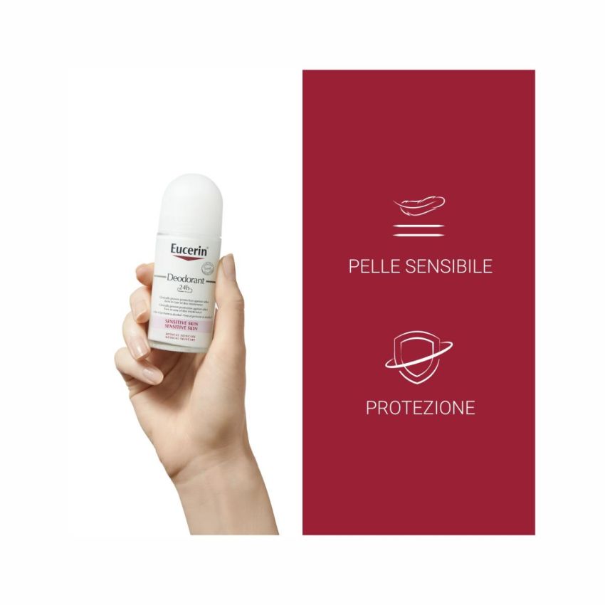 Eucerin Deodorante Roll-On 50ml per Pelli Sensibili