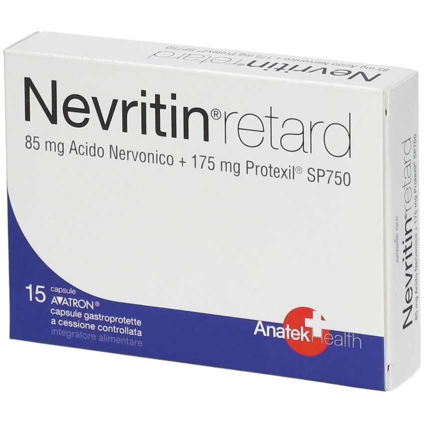 Nevritin Retard - 15 Capsule di Supporto alla Salute Nervosa