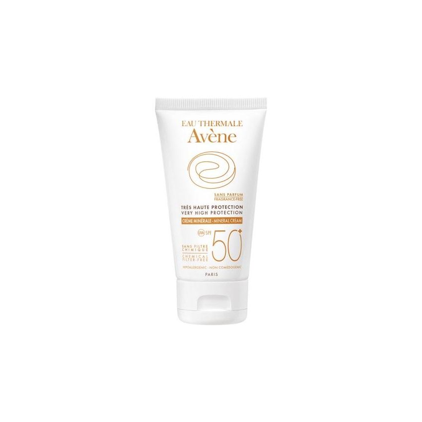 Avene Eau Thermale Crema Solare Minerale SPF50+, 50ml