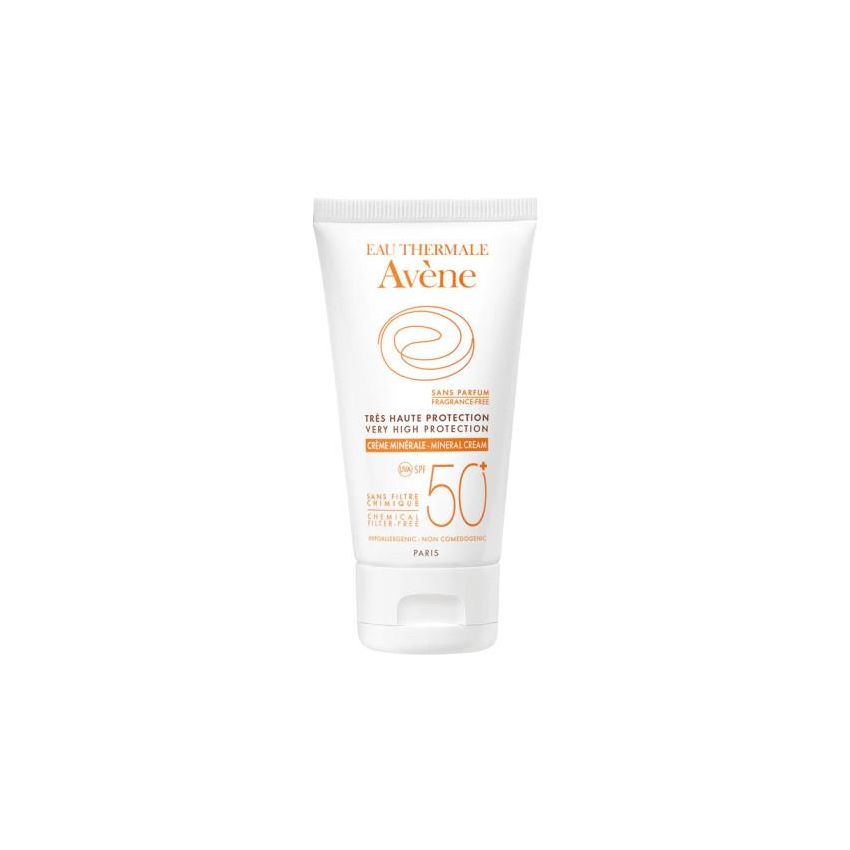 Avene Eau Thermale Crema Solare Minerale SPF50+, 50ml