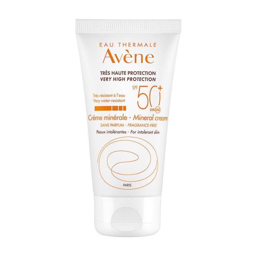 Avene Eau Thermale Crema Solare Minerale SPF50+, 50ml