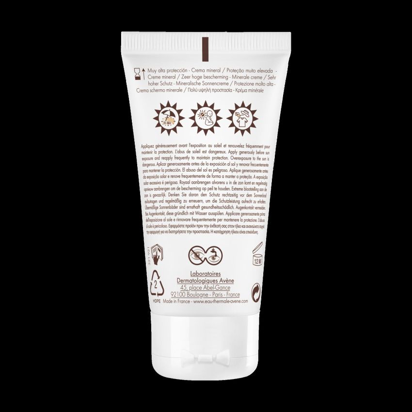 Avene Eau Thermale Crema Solare Minerale SPF50+, 50ml