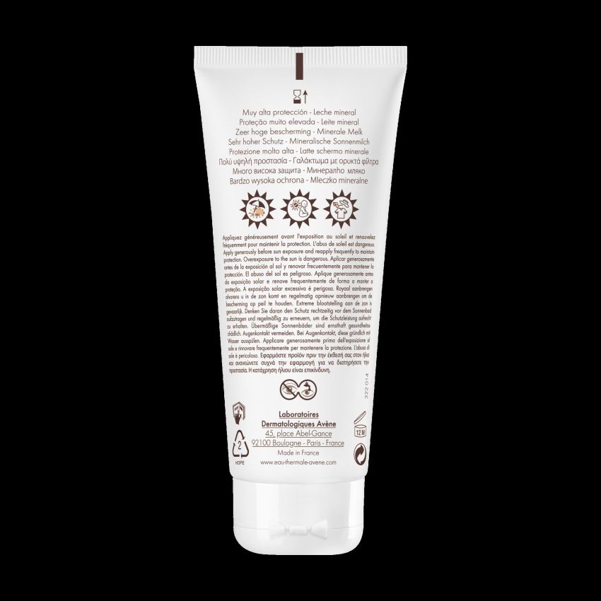Avène Eau Thermale Latte Minerale SPF50+ 100ml