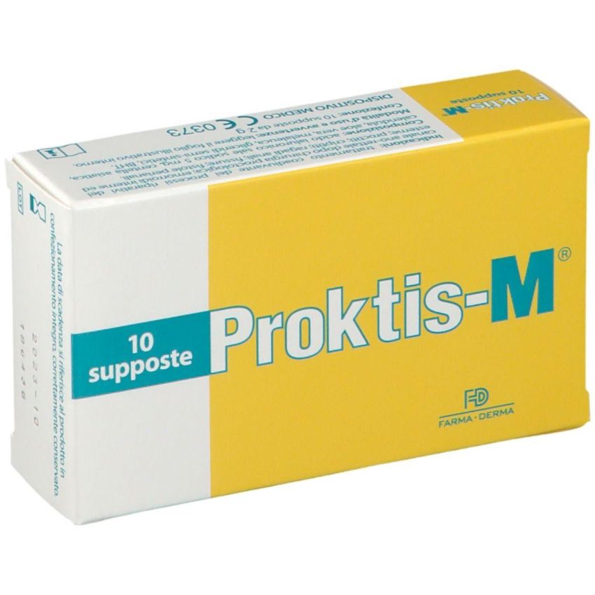 Proktis-M Supposte 2g - Confezione da 10 Pezzi