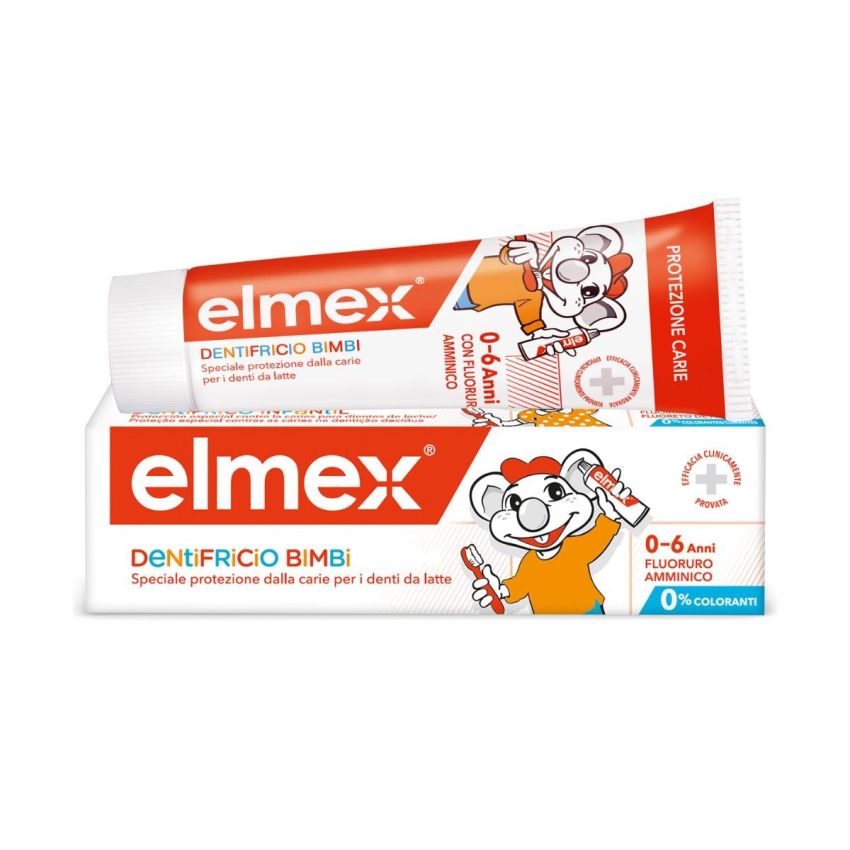 Elmex Dentifricio Protettivo per Bambini 0-6 Anni, 50ml