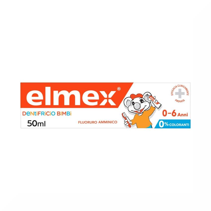 Elmex Dentifricio Protettivo per Bambini 0-6 Anni, 50ml