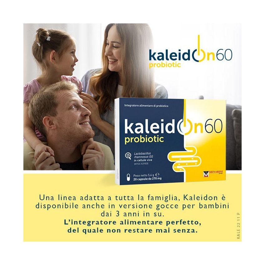 Kaleidon Integratore Probiotico - 60 Capsule da 20mg