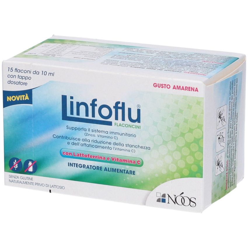 Linfoflu - Integratore Immunitario, 15 Flaconcini da 10ml