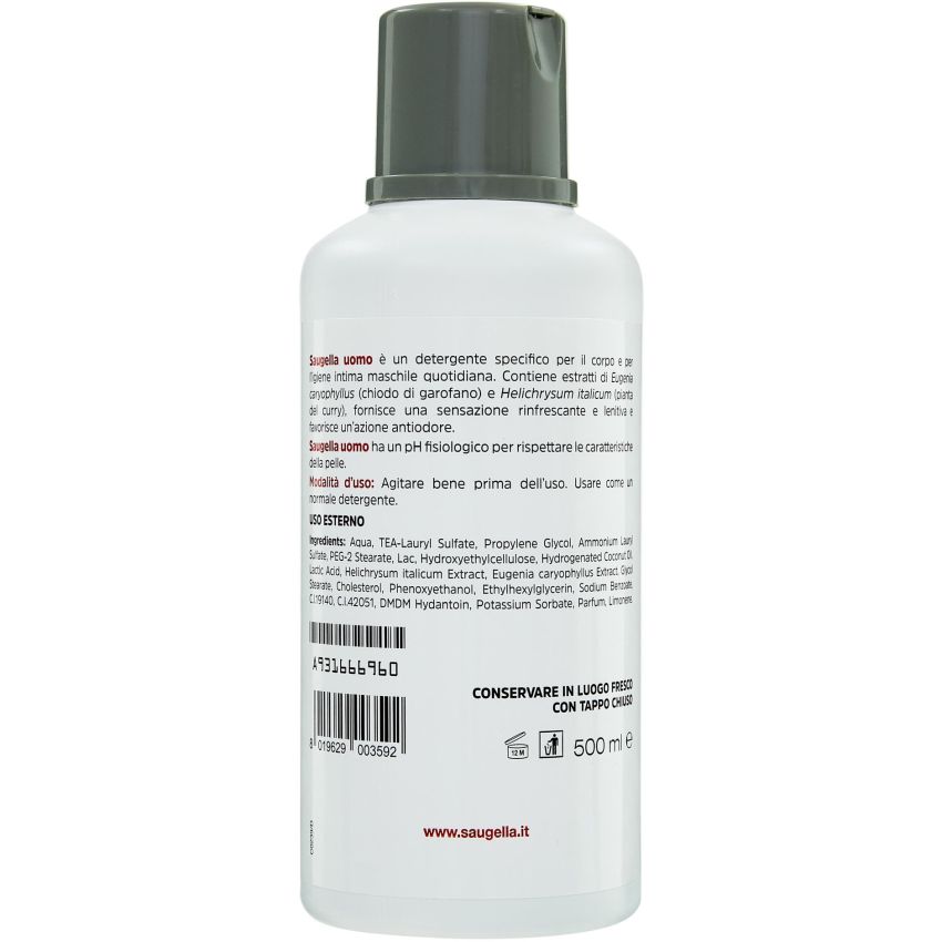 Saugella Detergente Intimo Maschile 500ml