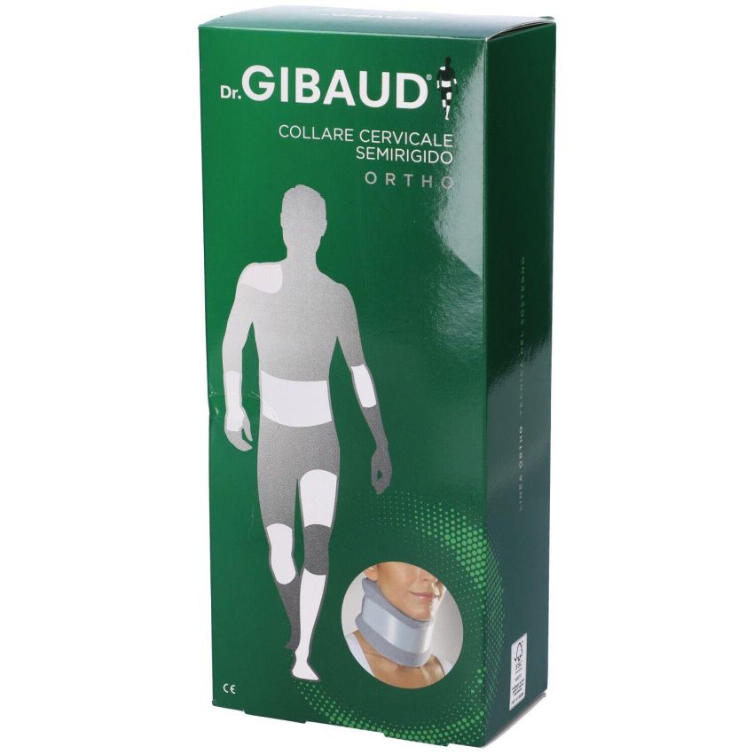 Collare Cervicale Semirigido Gibaud Ortho, Taglia Medio 1,9 cm
