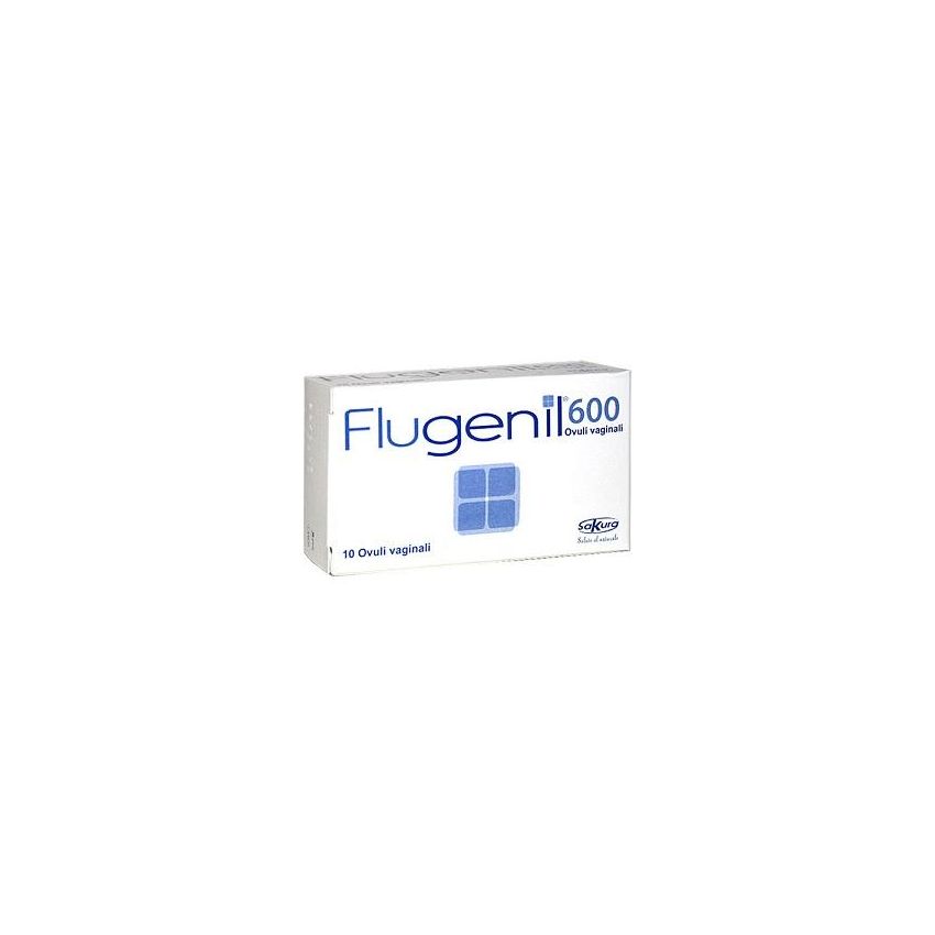 Flugenil 600 - Set di 10 Ovuli Vaginali Medicati