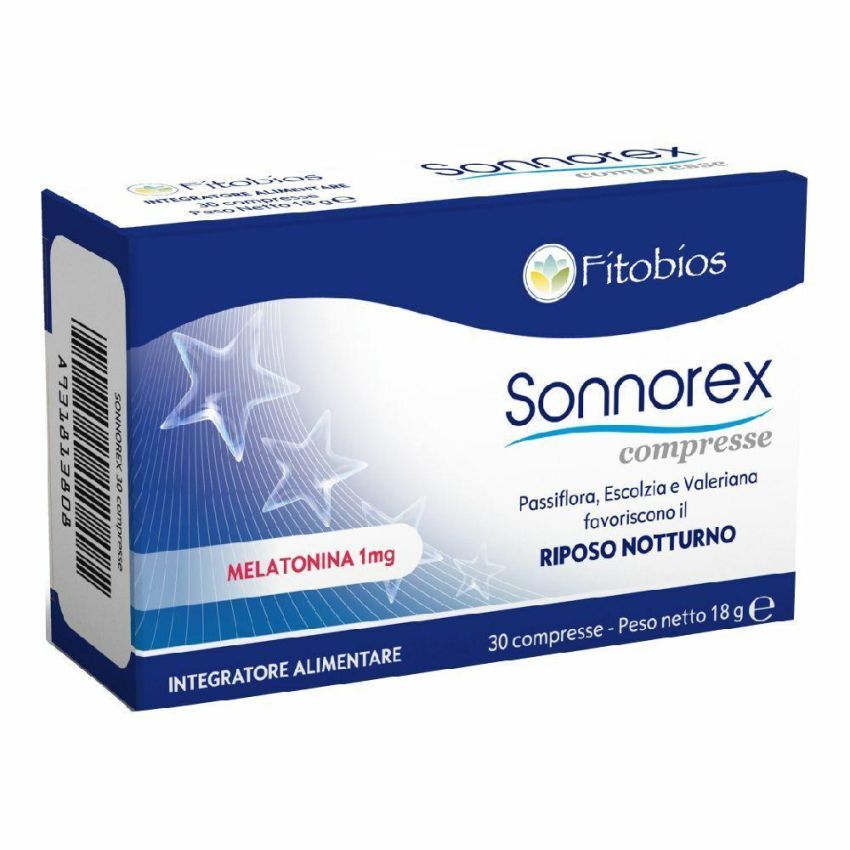Sonnorex - Compresse per il Sonno, 600mg, Confezione da 30 Pezzi