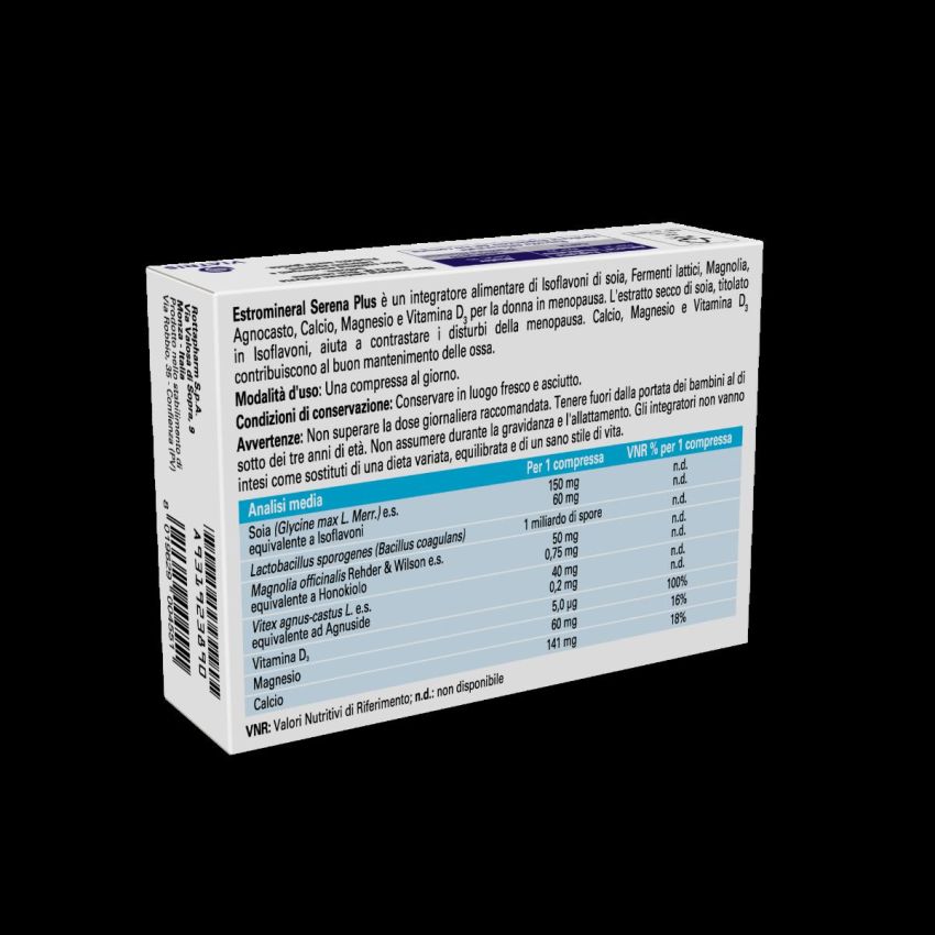 Estromineral Serena Plus - Integratore Menopausa 30 Compresse