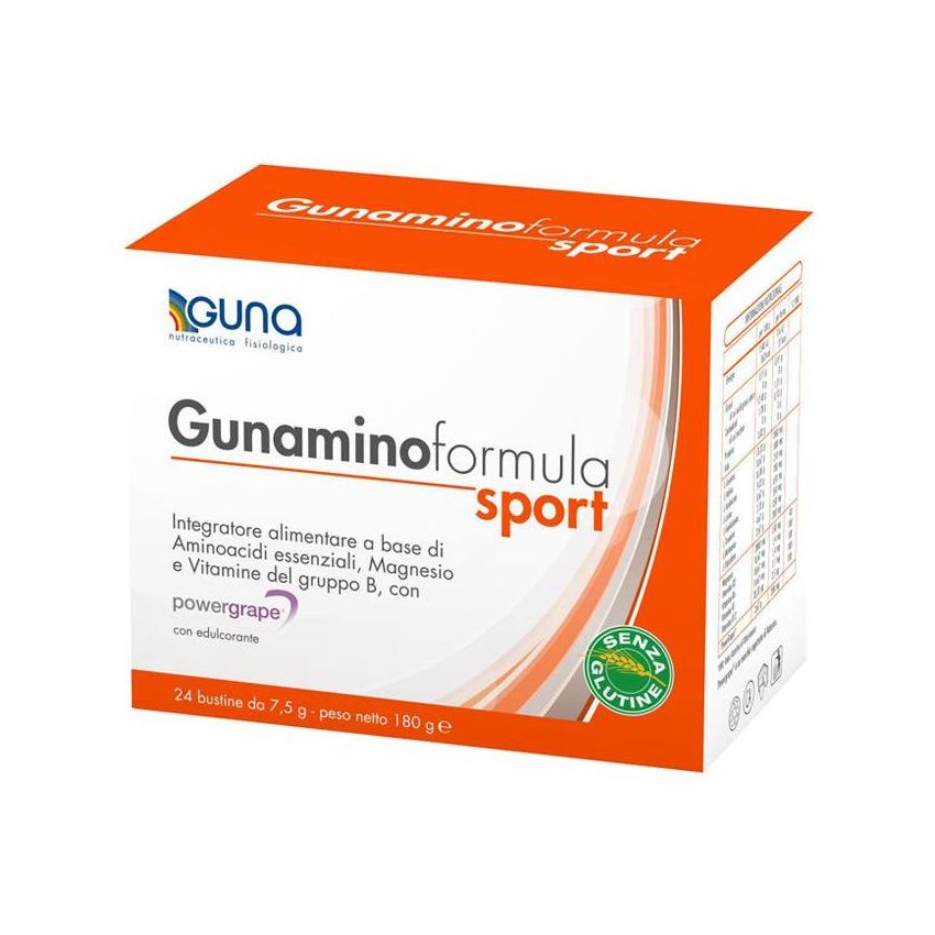 Gunamino Formula Sport - 42 Pacchi di Integratore Sportivo
