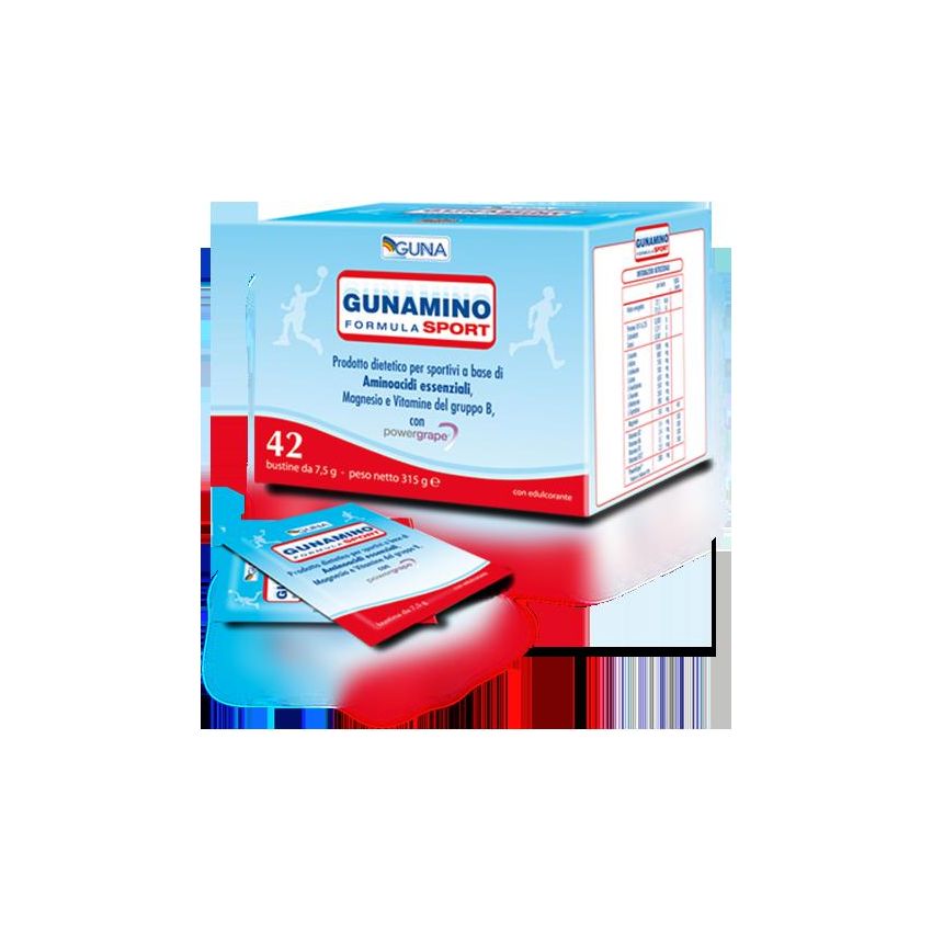 Gunamino Formula Sport - 42 Pacchi di Integratore Sportivo