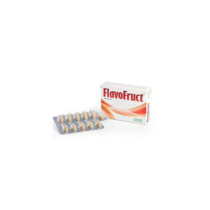 FlavoFruct - Integratore Alimentare, 30 Compresse