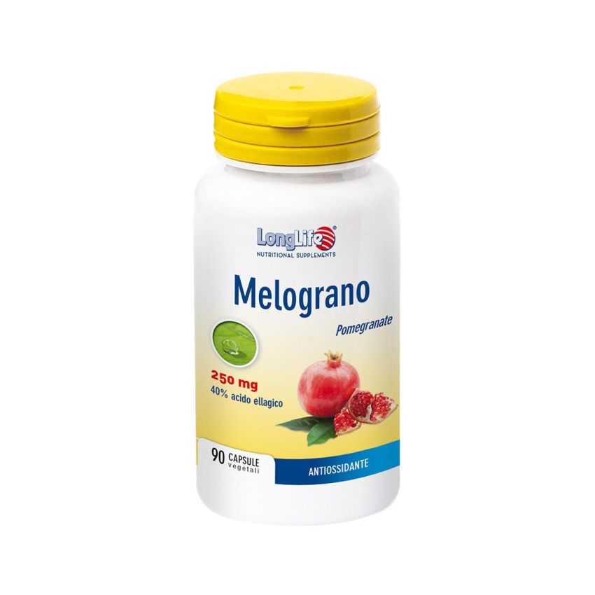 LongLife Compresse di Melograno al 40% - Confezione da 90