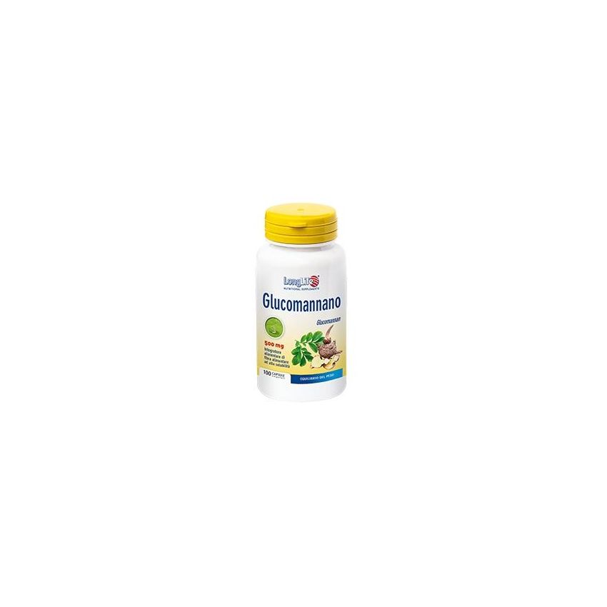Longlife Glucomannan 100 Capsule - Integratore di Fibra