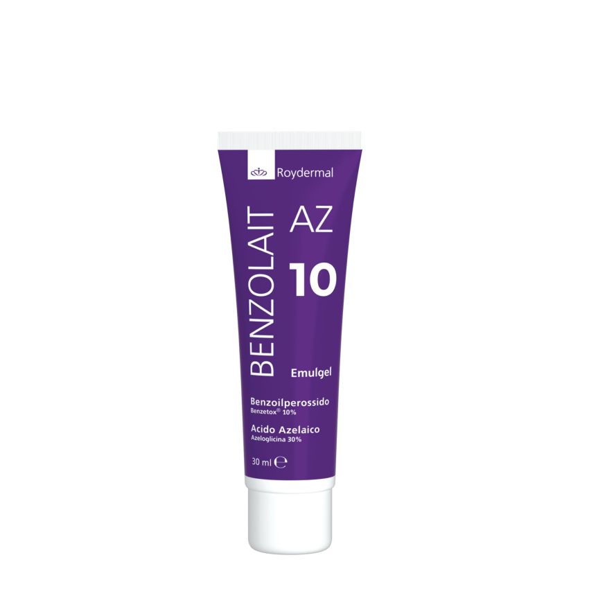 Benzolait AZ 10 Emulgel per Acne, 30ml