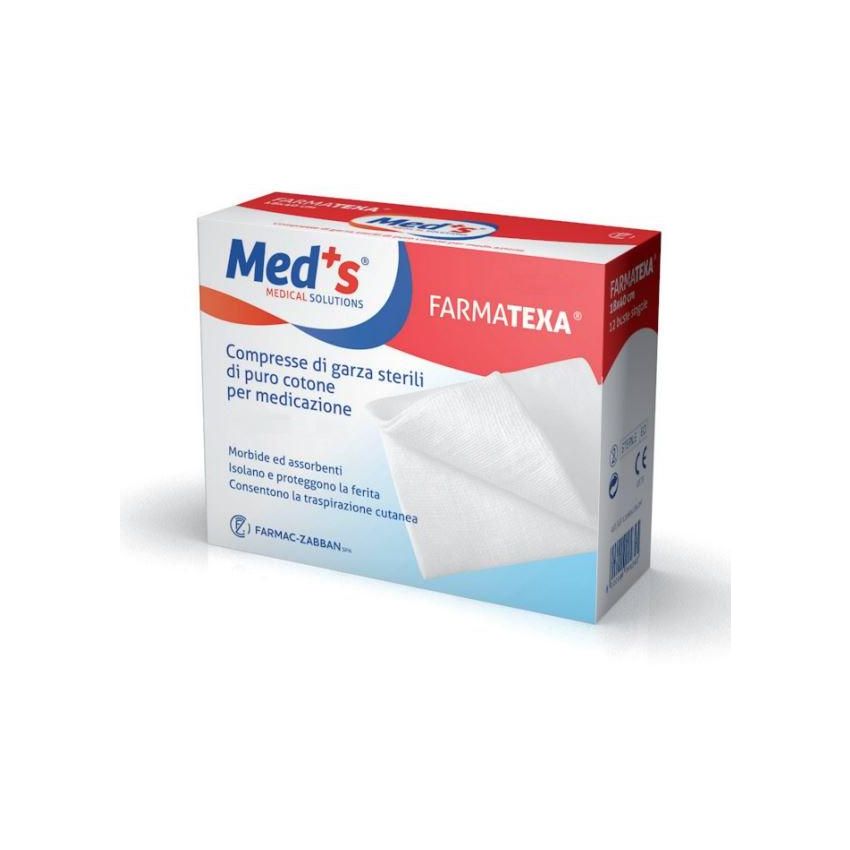 Farmatexa Meds - Garza Compressa Idrofila 10x10cm, 100 Pezzi