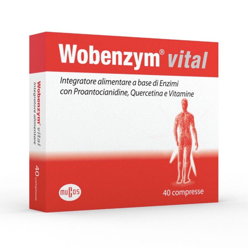 Wobenzym Vital - Integratore alimentare con 40 compresse