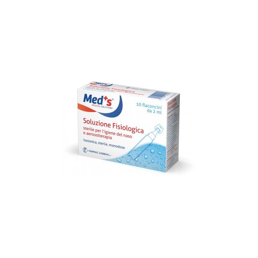 Meds Soluzione Fisiologica Sterile - 10 Flaconcini da 2ml